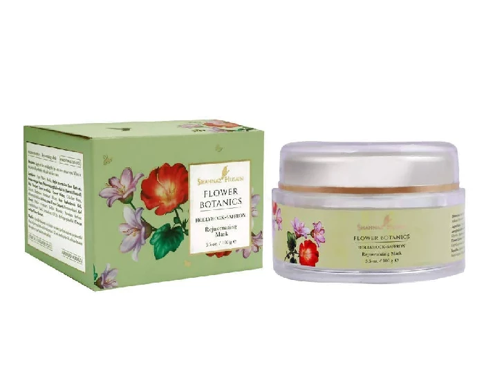 Shahnaz Husain Flower Botanics Hollyhock-Saffron Rejuvenating Mask, 100 g-1.webp